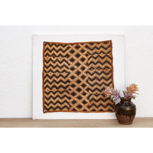 Tanganyika African Kuba Cloth Panel For Sale In Los Angeles - Image 6 of 6