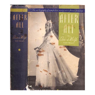 "After All" 1935 De Wolfe, Elsie (Lady Mendl) For Sale