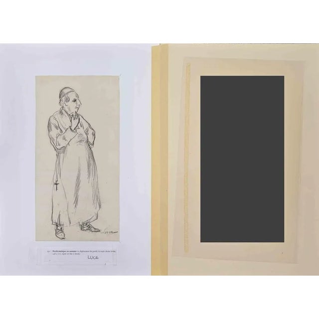 Pastor is a modern artwork realized in the early 20th Century and attributed to Maximilien Luce. Hand-signed Good conditions.