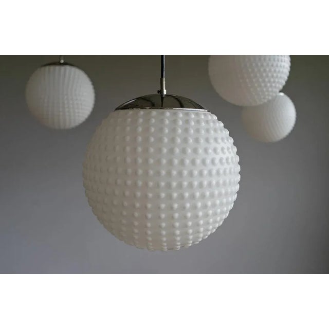 Opaline Glass Ceiling Lamp by Rolf Krüger for Staff Leuchten, Germany, 1970s For Sale - Image 6 of 13
