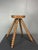 Mid-Century Bobbin Wood Turned French Farm House Stool, France, 1960s For Sale - Image 4 of 15