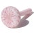 Mid 20th Century Vintage Murano Fratelli Toso Pink White Swirl Ribbons Italian Art Glass Soliflore Long Neck Flower Vase For Sale - Image 5 of 6