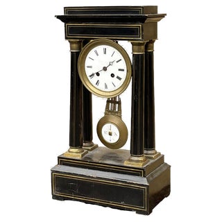 French Boulle Clock with Chines on a Bell For Sale