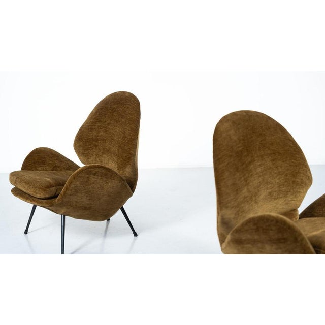 Vintage Italian Lounge Chairs, 1950s, Set of 2 For Sale - Image 4 of 16