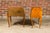 Mid 20th Century Italian Rococo Style Burl Wood Marquetry Bedside Chests with Cabriole Legs For Sale - Image 9 of 12