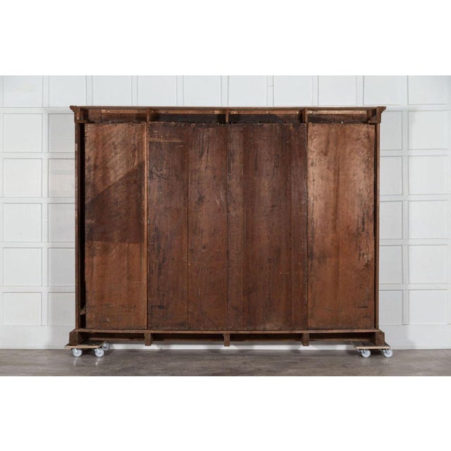 19th Century English Pine Arched Glazed Bookcase, 1870s For Sale - Image 13 of 14