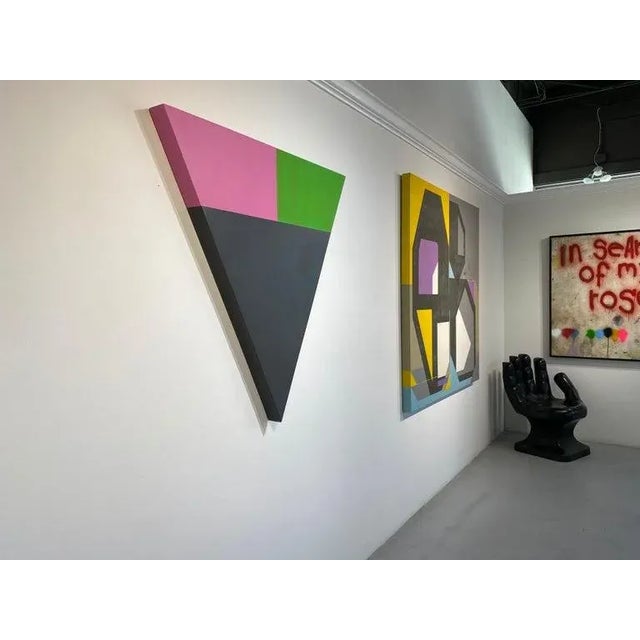 William Finlayson Jr., Modern Acrylic Painting on Panel Titled: "Last Night" 2021 For Sale - Image 9 of 13