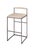 Bradbury Bar Stool, Cream Leather For Sale