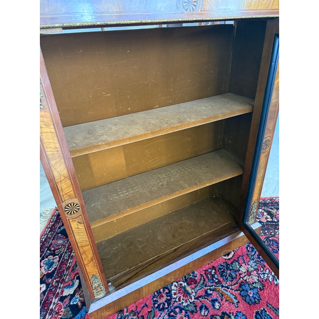 Wood Antique Continental 1880-1900 Biedermeier Cabinet For Sale - Image 7 of 12