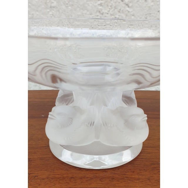 Glass Nogent Cup by Lalique, France, 20th Century For Sale - Image 7 of 13