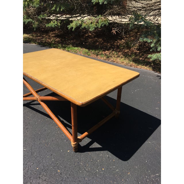 Heywood Wakefield Coffee Table / Vintage Heywood-Wakefield "Lazy Susan" Coffee Table | Chairish / We scored a vintage heywood wakefield tripe wishbone dining room table.