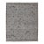 Modern Oushak Tribal Rug in Ivory With Light Blue and Brown Accents For Sale