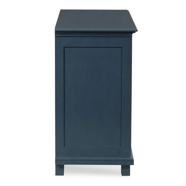 Not Yet Made - Made To Order Woodbridge Furniture Chest, Woodbridge Navy Finish For Sale - Image 5 of 5