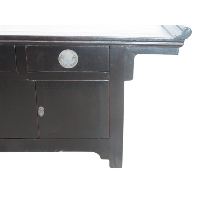 Wood Late 19th Century Antique Beijing Altar Sideboard With Extended Top For Sale - Image 7 of 12