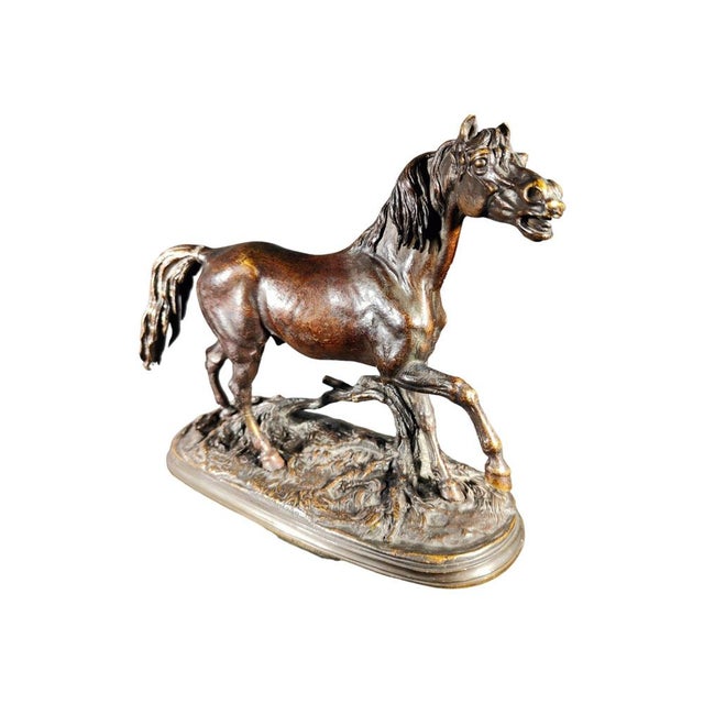Bronze Horse by Jules Moigniez, 1850s For Sale - Image 10 of 14