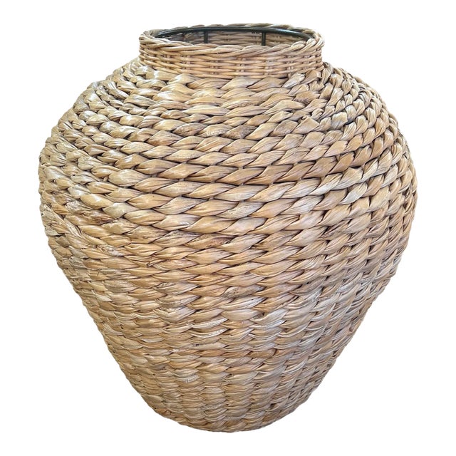 Large Sea Grass Vase For Sale