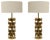 Italian Contemporary Brass Table Lamps, Set of 2 For Sale