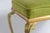 Metal 1950s Mid-Century Italian Chiavari Solid Brass Side Chair With Green Cushion For Sale - Image 7 of 12