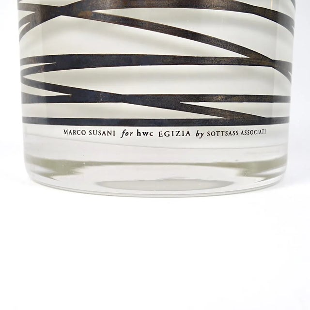 Glass Postmodern Glass Vase by Marco Susani for HWC Egyptian / Sottsass Associati For Sale - Image 7 of 9
