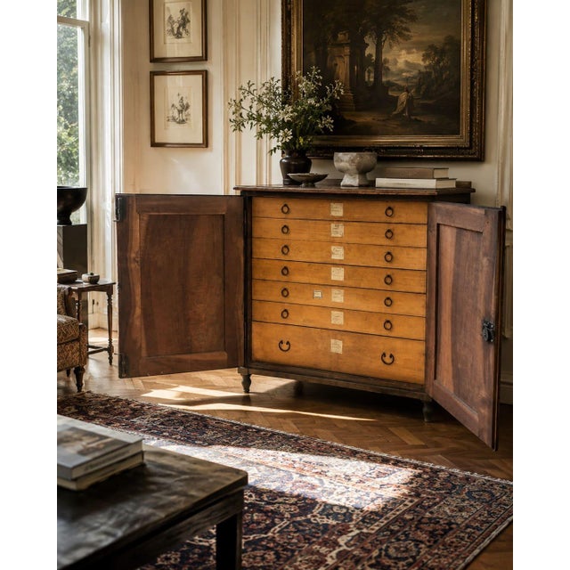 Wood Antique Walnut Sideboard with Drawers, Italy, 1830s For Sale - Image 7 of 7