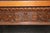 Antique Georgian Style Carved Console Table With Inlaid Wood Top For Sale - Image 12 of 13