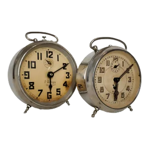 20th Century Blangy French Alarm Clocks - Set of 2