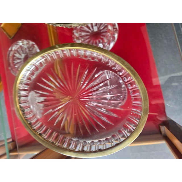 Late 19th Century Cut Crystal Dishes with 800 Sterling Silver Mounts, Germany, Set of 2 For Sale - Image 10 of 14