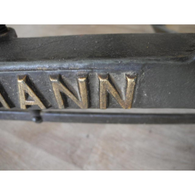 Wood Vintage Iron Architects Drawing Table, 1920s For Sale - Image 7 of 18