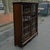 Antique American Victorian Era Carved Mahogany Barley Twist Bookcase Cabinet For Sale - Image 4 of 7