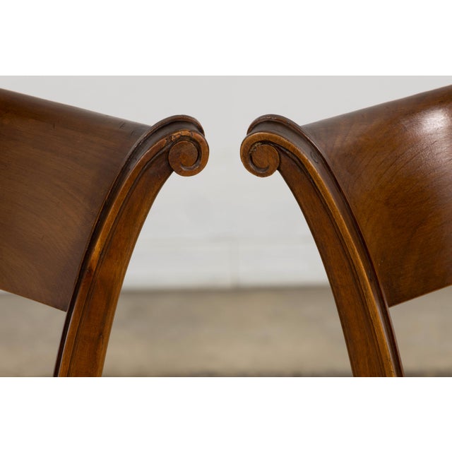 Set of 8 French Directoire Walnut Dining Chairs, Early 19th Century For Sale - Image 14 of 18