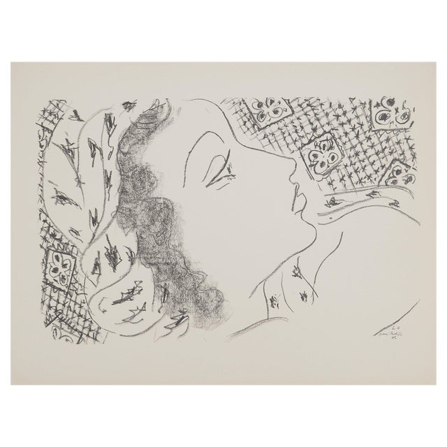 Henri Matisse, Profile with Turban, Lithograph For Sale