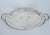 Reed & Barton C.1930's Reed & Barton Silver Plate Moroccan-Style Hammered Oval-Shaped Grand Serving Tray For Sale - Image 4 of 13