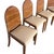 1930s Art Deco Dining Chairs in Walnut, 1930s, Set of 4 For Sale - Image 5 of 9