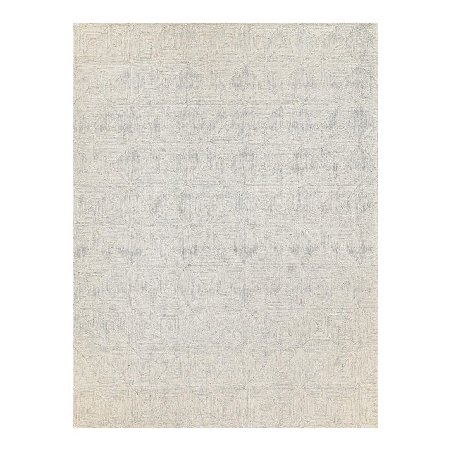 Exquisite Rugs Caprice Tufted New Zealand Wool & Cotton Beige/Ivory Rug-12'X15' For Sale