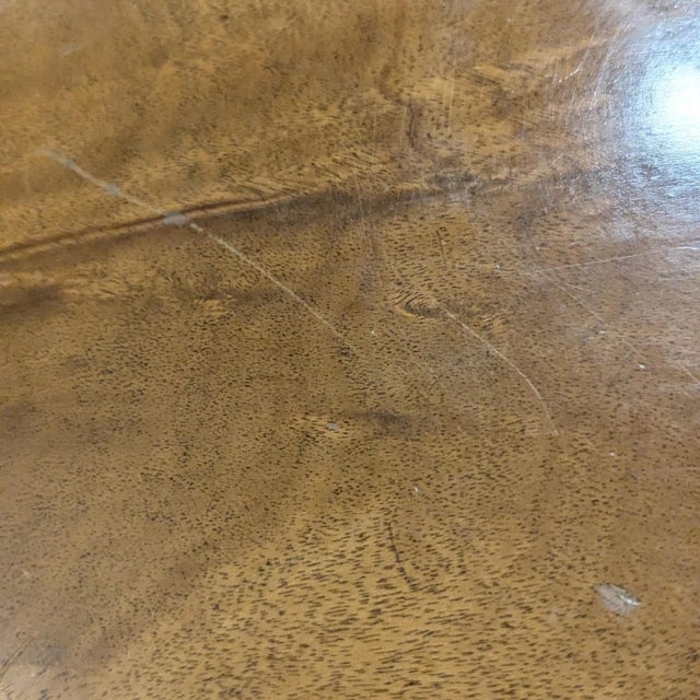 Circa 1957 Heritage Round Mahogany Coffee Table With Drawer For Sale - Image 16 of 18