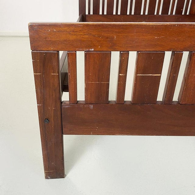Califfo Bed in Wood attributed to Ettore Sottsass for Poltronova, 1960s For Sale - Image 9 of 18