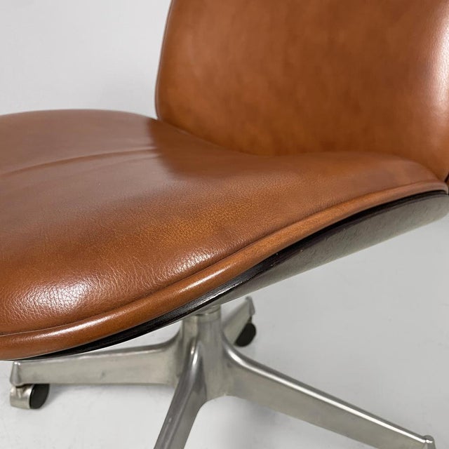 Italian Modern Office Chairs by Ico Parisi for Mim, 1970s, Set of 2 For Sale - Image 10 of 18