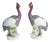 Napoleon Guinea Fowl Figurines in Porcelain from Samson, Paris, 19th Century, Set of 2 For Sale