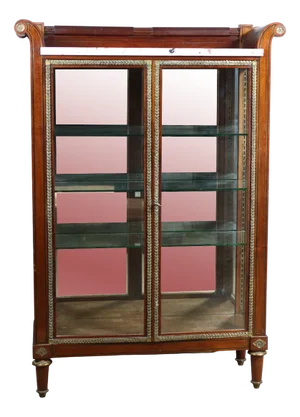 Display Case in Mahogany, 1800s