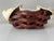Mediterranean Mid 20th Century Faux Napkin Majolica Serving Dish- Made in Portugal For Sale - Image 3 of 8