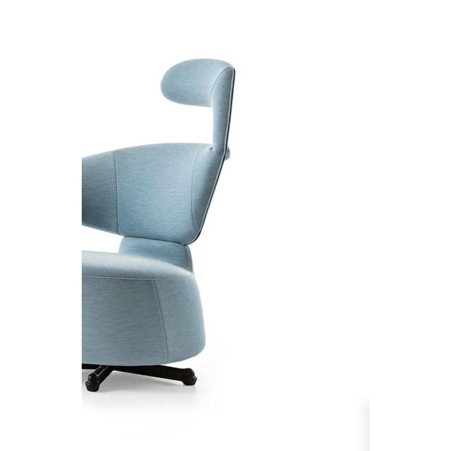 Contemporary Canta Armchair with Arms and Headrest by Toshiyuki Kita for Cassina For Sale - Image 3 of 12