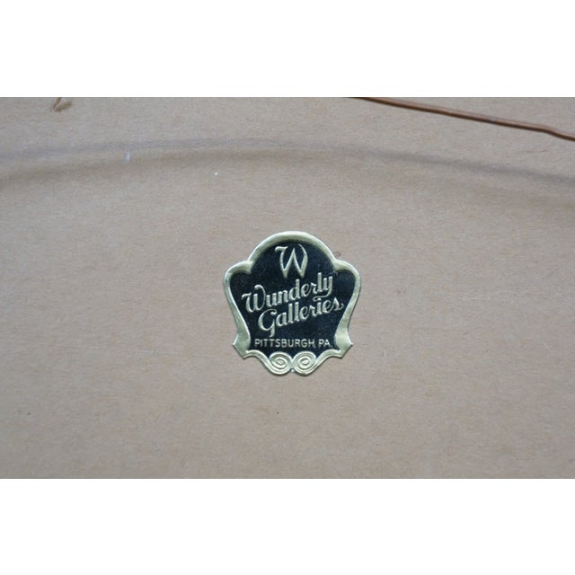 Antique John Octavius Anderson Signed Dear Sweet Spot Home Etching 37" For Sale - Image 10 of 12