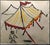"Circus Tent" by Alexander Calder Original Limited Edition Lithograph on Paper Hand signed by the artist Frame Size: 24" x...