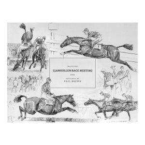 "Inaugural Llangollen Race Meeting" 1931 Ours, Dorothy [Essay By] Sketches by Paul Brown