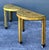 Vintage Boho Faux Finished Demilune Tables - A Pair For Sale - Image 4 of 12