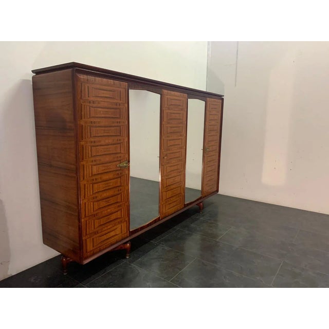 Mid-Century Modern Rosewood Wardrobe from Dassi, 1950s For Sale - Image 3 of 13