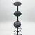 Metal Hand Forged Iron Candelabra Set of 3 (82-102cm) Antique Copper Double Stem with Hercules Knot and Arched Base For Sale - Image 7 of 11