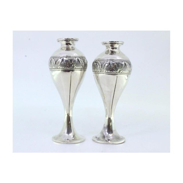 Vases with Raised Bands, Set of 2 For Sale - Image 5 of 7