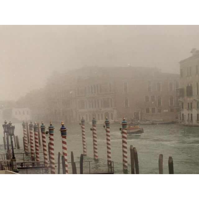 "Grand Canal Lion in Fog" Original photograph by Louise Weinberg. Please respect my copyright. C-Print 11 x 14" Venice,...