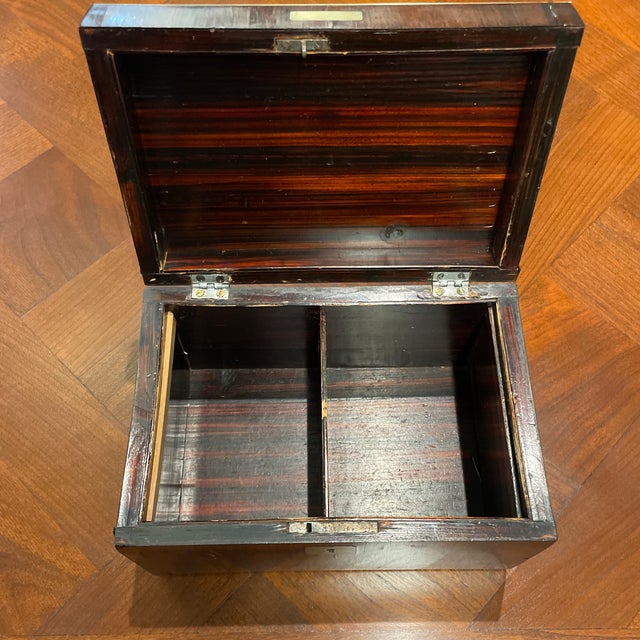 Victorian Antique Dutch Tea Caddy For Sale - Image 3 of 10